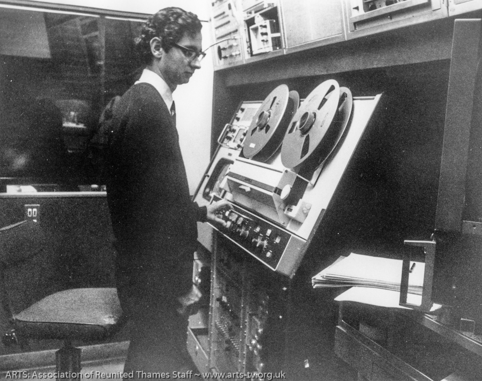 VTR colour installation, Ampex VR2000/1200, 1967. Project Engineer Brian Scott