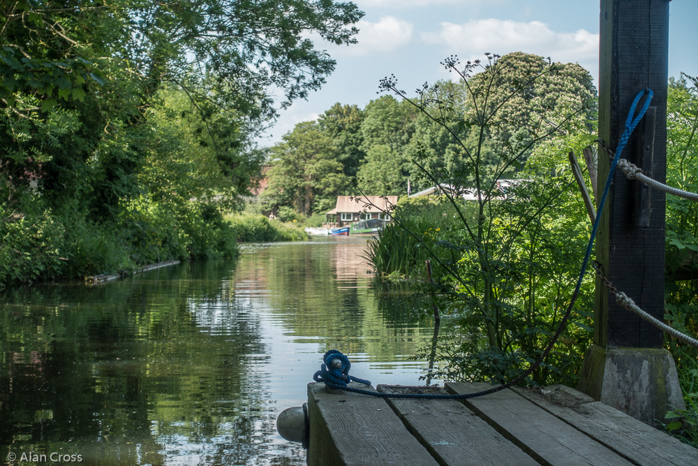 The view from the slipper moorings