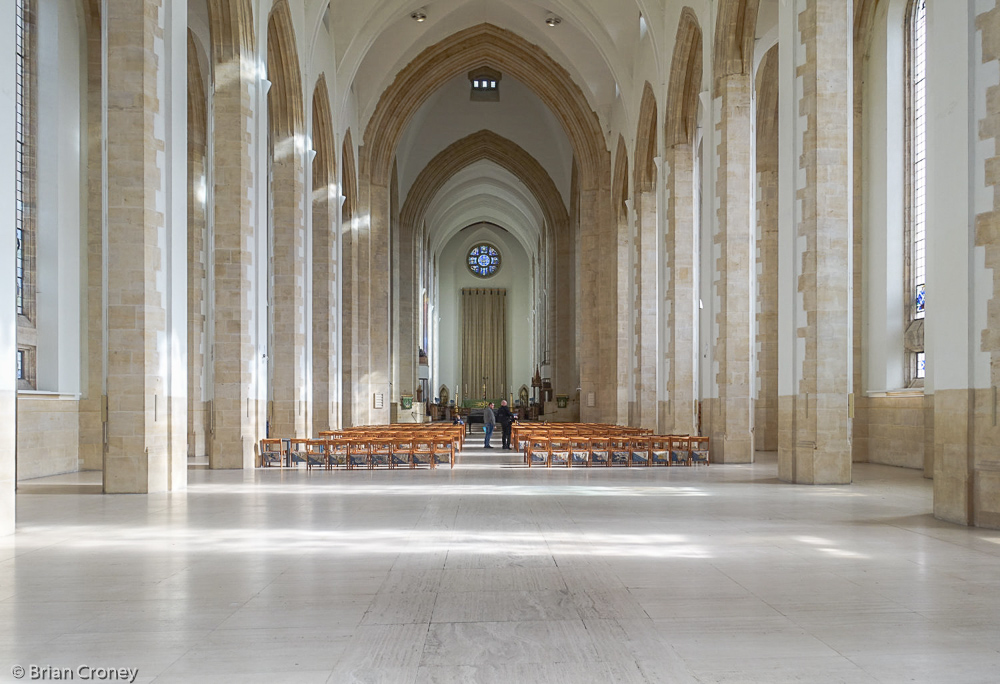 Sunlight in the nave