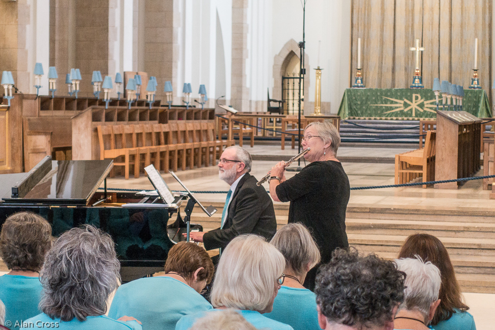 Pianist Gary Prior, and flautist Rachel Sherlock